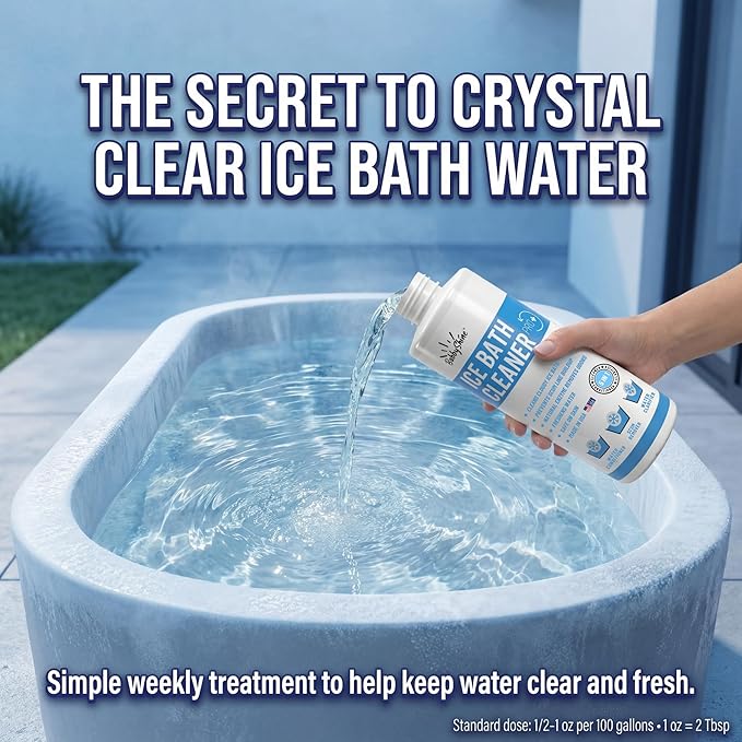 5in1 Weekly Cold Plunge Water Treatment - Cold Plunge Cleaner, Ice Bath Cleaner, Water Stabilizer For Cold Plunge Ice Pod, Clarifier Softener, Cold Plunge Accessories, Ice Bath Accessories
