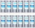 Geekpure 10-Inch Carbon Block Replacement Water Filter Cartridge for Whole House Water Filtration-4.5" x 10"-5 Micron -Pack of 12