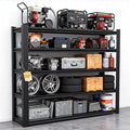 CXDMB Heavy Duty Storage Shelves Unit, Adjustable Metal Garage Shelving,3500LBS Garage Storage Industrial Shelves,Storage Racks,Steel Shelf Suitable for Shop,Warehouse,Basement