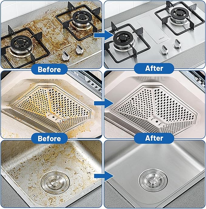 STF ShangTianFeng Heavy-Duty Oven/Grill/Microwave oven Cleaner-（17 FL Oz，pack of 2 -Removes tough baking grease and food spills from the surface safely