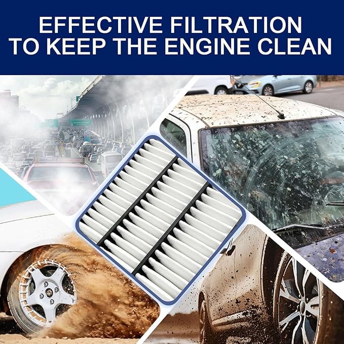 JTBU727-11944 Engine & Cabin air Filter for Sorento Hybrid (2022-2023),Sonata Hybrid (2020-2023),Santa Fe Hybrid (2022-2023),Tucson Hybrid (2022-2023),Sportage Hybrid 2023.Replacement for 97133L1000.
