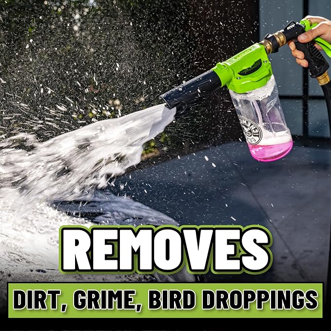 Chemical Guys TORQ Foam Blaster 6-Foaming Car Wash Attachment,Easy to Use,Sprays Thick Suds for Safe Washing Trucks,SUVs,Motorcycles, Vs& Other Vehicles -Works with Standard Garden Hose(Pack of 6)