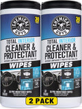 Chemical Guys Canister Wipes - Total Interior Cleaner & Protectant, Great for Cars, Trucks, SUVs, RVs, & More (60 Ct)