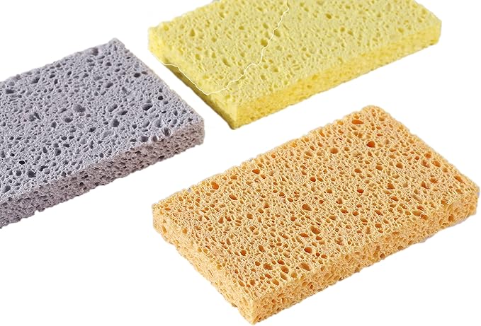 7 PCS Scrub Sponges, Kitchen Sponges, Multi-use Cleaning Sponge,Dish Sponge,Dish Wand,sponges for Dishes,Household Cleaning sponges,dishwashing Sponge