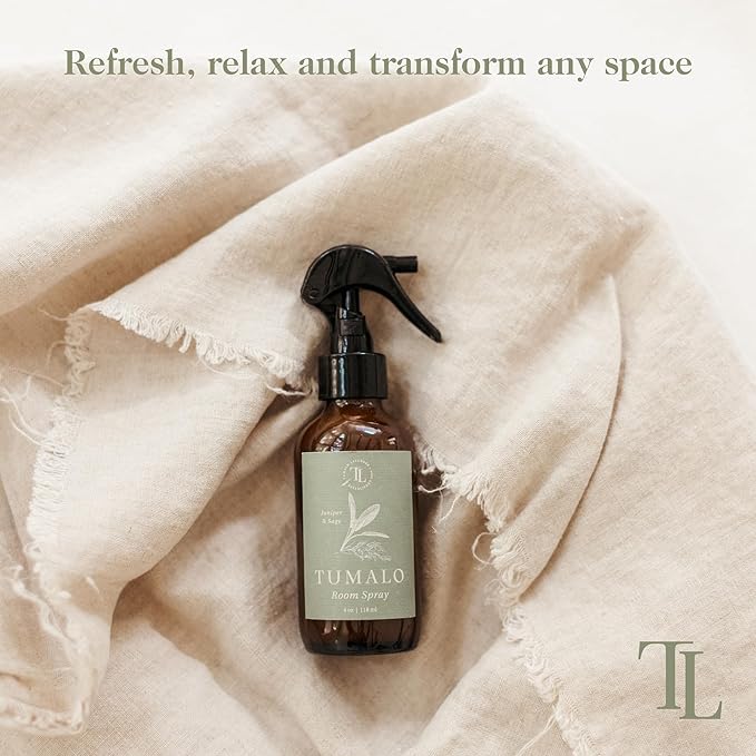 Room Spray - Sophisticated, All-Natural Home Fragrance, Pure Essential Oil Air Freshener & Odor Eliminator, Refreshing Scent - Made in the USA, Vetiver & Lavender, 4 oz Glass Bottle