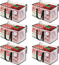 BlissTotes 6-Pack Heavy Duty Extra Large Clear Moving Bags, 93L