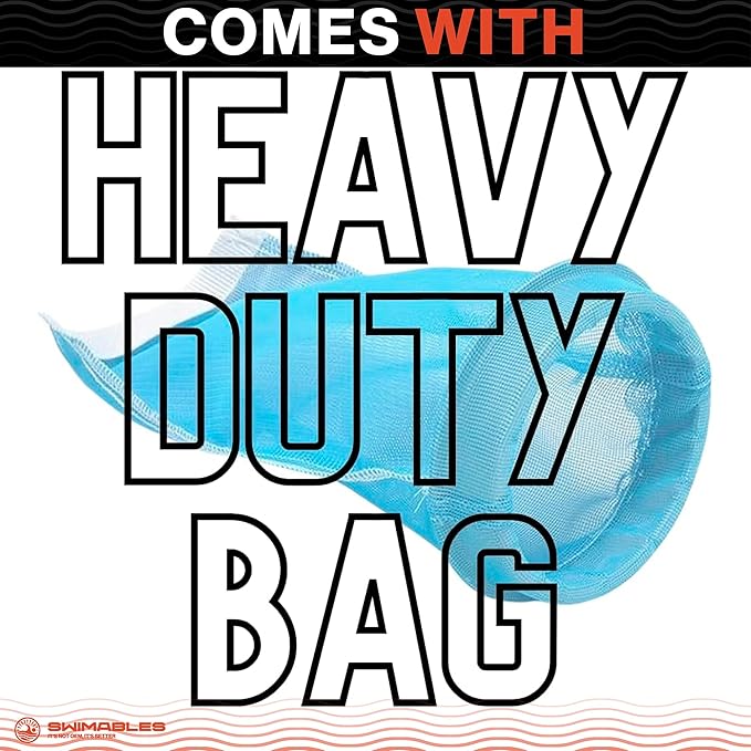 Swimables Heavy Duty Inline Leaf Canister for Pool Vacuum - Swimming Pool Leaf Canister Made with 30% More Material - Trap 50% More Leaves - Replacement for W530 Hayward Leaf Catcher