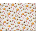 Dish Drying Mat For Kitchen Counter, Cute Bee Honeycomb Microfiber Absorbent Dish Drainer Rack Pad Reusable Large 18x24in Drying Mat