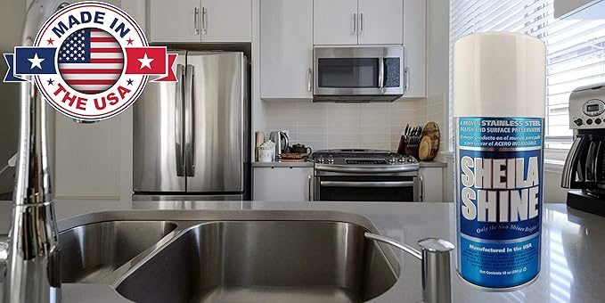 Sheila Shine Cloth for Stainless Steel | Cleans & Polishes at The Same Time | Microfiber Cleaning Cloth | Achieve a More Brilliant Shine | 12 x 12 inches | Pack of 1