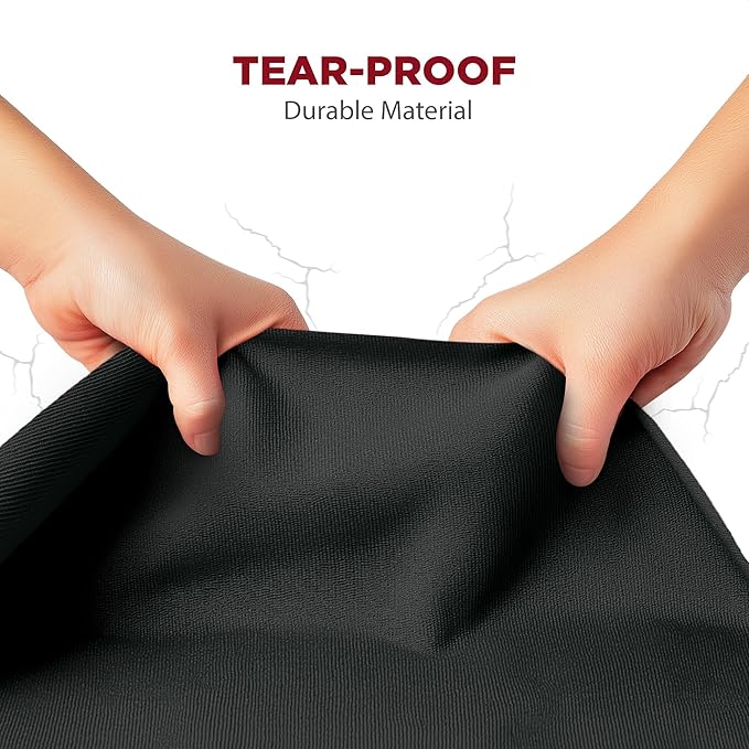 Upright Christmas Tree Storage Bag - Fits 9 Ft Artificial Xmas & Topiary Tree, Vertical Holiday Cover, Durable, Dustproof & Easy-Use Xmas Storage, Black