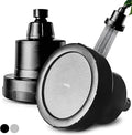 Filtered Showerhead - Best Shower Head With Filters For Healthy Hair & Skin - High Pressure Water Softener For Hard Water - Reduce Dandruff, Protect Colored Hair, And Soothe Dry Skin (Black)