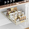 HOMEBOSILY Under Sink Organizer - Under Sink Organizers and Storage Shelves, Multi-Use Kitchen and Bathroom Pull Out Cabinet Organizer with Sliding Drawers, Bathroom Cabinet Organizer, Gray