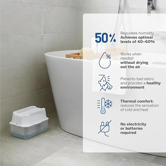 HUMYDRY® Bundle of (3) 35.3oz Pylar Moisture Absorber Refill Pouches, unscented, large room dehumidifier refills for spaces up to 400 sq. ft.