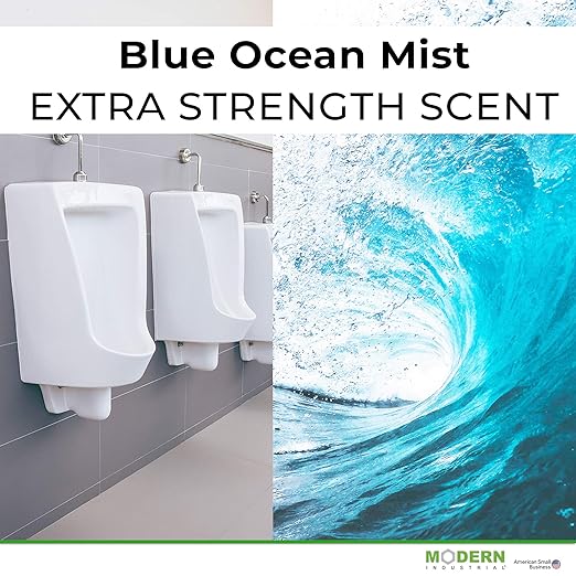 Modern Industrial Urinal Screen and Deodorizer - Fits Most Urinals, Minimizes Splash and Odors for Clean, Fresh Restrooms in Offices, Schools, and Restaurants (Pack of 10)