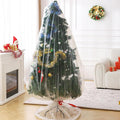 Christmas Tree Disposal Bag 9x6 ft Heavy Duty Plastic Xmas Tree Removal Bag, Clear Extra Large Tree Storage Bag Cover for for Real or Artificial Tree Upright
