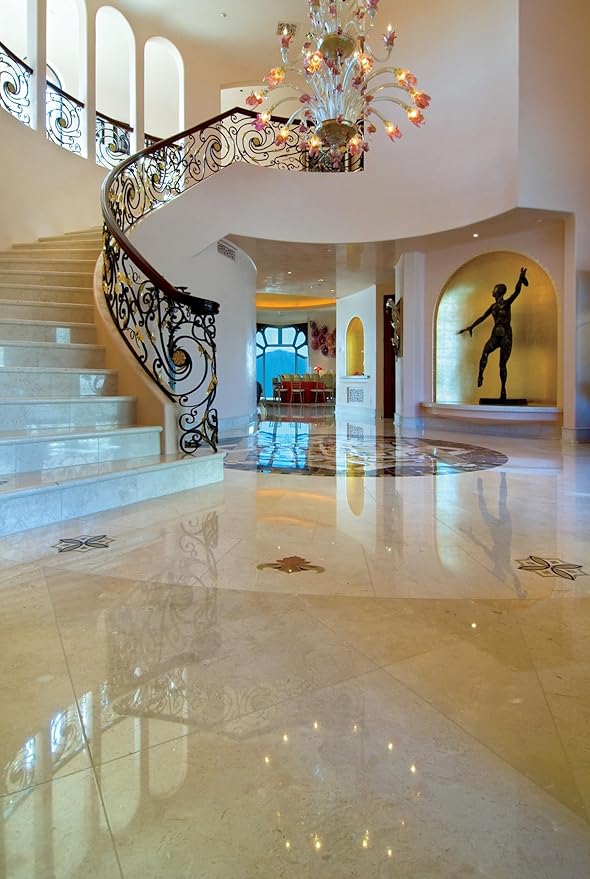 Beyond Stone Solutions Stone Cleaner – pH-Balanced, Sealer-Safe Cleaner for Travertine, Marble, Limestone, Slate & More – Non-Toxic, Streak-Free Formula – 1 Gallon - Made in USA