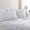 Modern Threads Printed 3-Piece Extra Soft Bedding Sheets & Pillowcase Set, Deep Pocket up to 16 inch Mattress Claire Twin