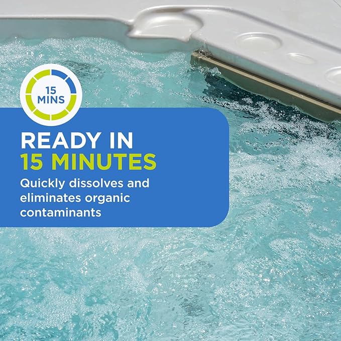 FROG Maintain for Swim Spas - Non-Chlorine Shock for use with Swim Spa FROG @Ease Floating System - Single Dose Packets for Easy Swim Spa Maintenance & Treatment - 4 Pack
