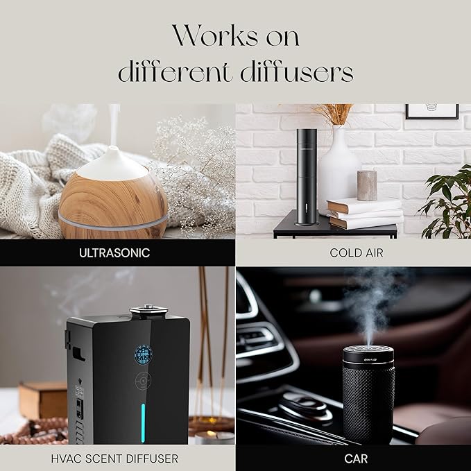 Fade Into You Essential Diffuser Oil – Opulent Resort-Style Aroma, Luxury Fragrance Oil for Ultrasonic & Waterless Diffusers, Notes of Sandalwood, Vanilla & Amber| 4.05 fl oz, 120 mL