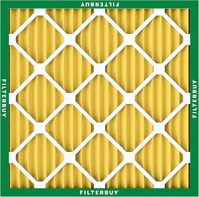 Filterbuy 18x18x1 Air Filter MERV 11 Superior Pet & Allergy Defense (2-Pack), Electrostatic Pleated HVAC AC Furnace Filters Replacement, Made in USA (Actual Size: 17.75 x 17.75 x 0.75)