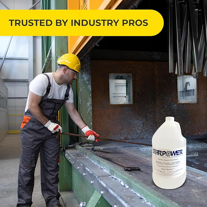 STARPOWER SUPER CLEANER/DEGREASER Concentrate - Heavy Duty Multi Surface Grease, Oil, Grime Remover, 1 Gallon