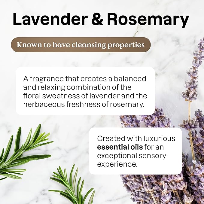 ATTITUDE Kitchen Cleaner Spray, Natural Origin Ingredients, EWG Verified, Cleans and Degreases, Streak-Less, Lavender & Rosemary, 26 Fl Oz