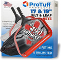 ProTuff PRO Ultimate Silt & Leaf Rake Bundle - 490 Promise Unlimited & Unconditional Replacements - 2-Items: 19" Medium & 17" Fine Mesh Pool Cleaner for Sand, Silt, Pollen, Leaves & Twigs