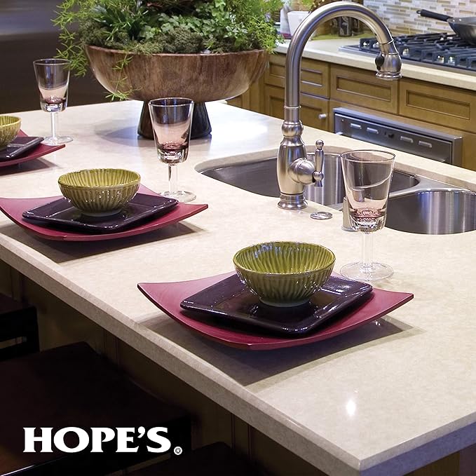 HOPE'S Perfect Countertop Cleaner and Polish 22-Ounce, Streak-Free Multi-Surface Cleaning Spray, Safe on Stone, Laminate, CORIAN, Granite, Quartz, Marble, Pack of 12