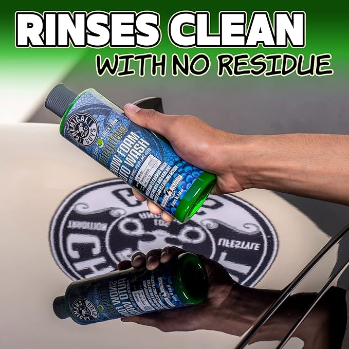 Chemical Guys CWS_110_16 Honeydew Snow Foam Car Wash Soap (Works with Foam Cannons, Foam Guns or Bucket Washes) Safe for Cars, Trucks, Motorcycles, RVs & More, 16 fl oz, Honeydew Scent