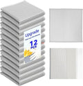 Non Scratch Wire Dishcloth, 12 Pack 7.8x7.8 Inch Wire Dishwashing Rag - Washable & Quick-Drying Cleaning Pads Steel Scrubber for Cookware, Sinks, Dishes, Stove Tops, Multi-Surface Safe