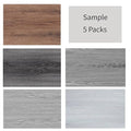 Peel and Stick Floor Tile Vinyl Plank Flooring Sample Set of 5 Packs, INMOZATA Self Adhesive Waterproof Vinyl Flooring Wood Grain Look Floor Tile for Bedroom, Living Room, Kitchen, RV (Sample)