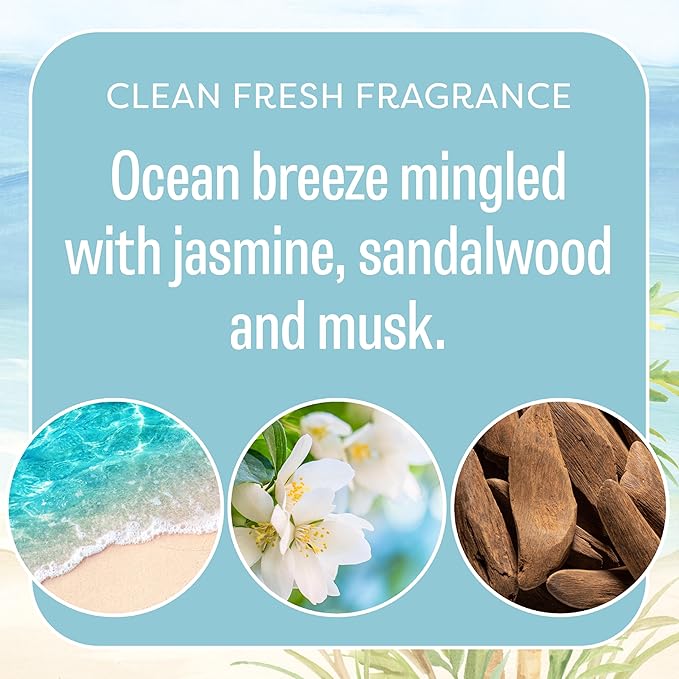 Fresh Scents Scented Sachets | Seaspray | Home Fragrance | Long Lasting (Up to 6 Months) | Air Freshener for Closets, Drawers, & Cars | 6 Pack