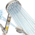 Cobbe Filtered Shower Head with Handheld, High Pressure 7-mode Showerhead with Filters for Hard Water - Remove Chlorine - Reduces Dry Itchy Skin, Patented Paddle Shift Design, Brushed Nickel