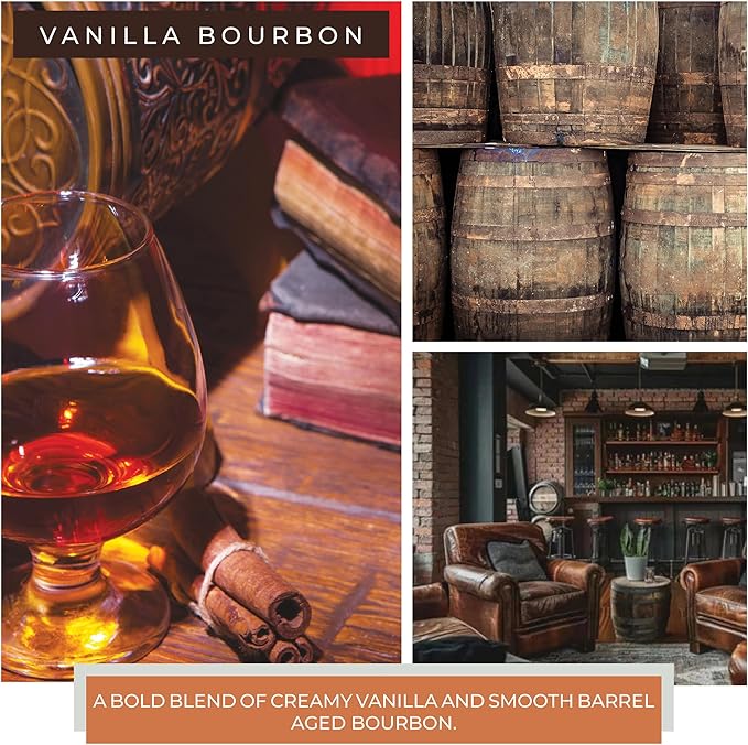 A Cheerful Giver - Vanilla Bourbon - 22oz Mama Scented Candle Jar with Lid - Keepers of The Light - 125 Hours of Burn Time, Gift Candle, Brown
