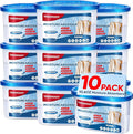 10 Pack Moisture Absorbers, 10.6 OZ Humidity Absorber Bucket, Moisture Absorbers for Closet, Dehumidifier Bucket for Wardrobes、 Kitchens and Bathrooms, Fragrance Free Humidity Absorber