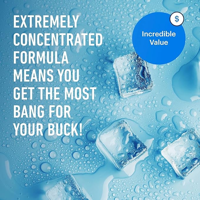 Essential Values 2-Pack Ice Machine Cleaner and Descaler 16 fl oz, Nickel Safe Descaler - Ice Maker Cleaner Compatible with All Major Brands (Scotsman, KitchenAid) - Manufactured in USA