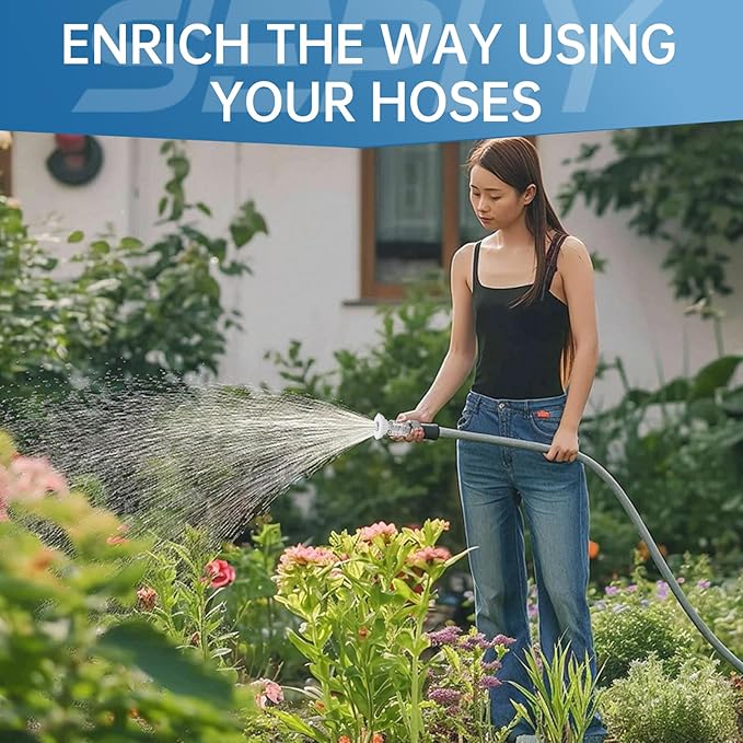 Garden Hose to Pressure Washer Adapter, 3/4" GHT to 1/4" Quick Connect, Hose to Power Washer Connector with Stainless Steel Construction for Car Wash, Nozzle and Sprayer Attachment, Stainless Steel