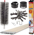 RLE24 LintEater Rotary Dryer Vent Cleaning System, Removes Lint, Extends Up to 24’