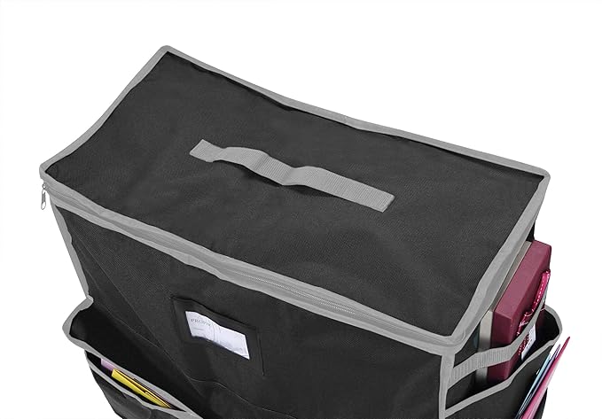 ProPik Unique Holiday Storage Organizer for Gift Bag and Wrapping Accessories (Black)