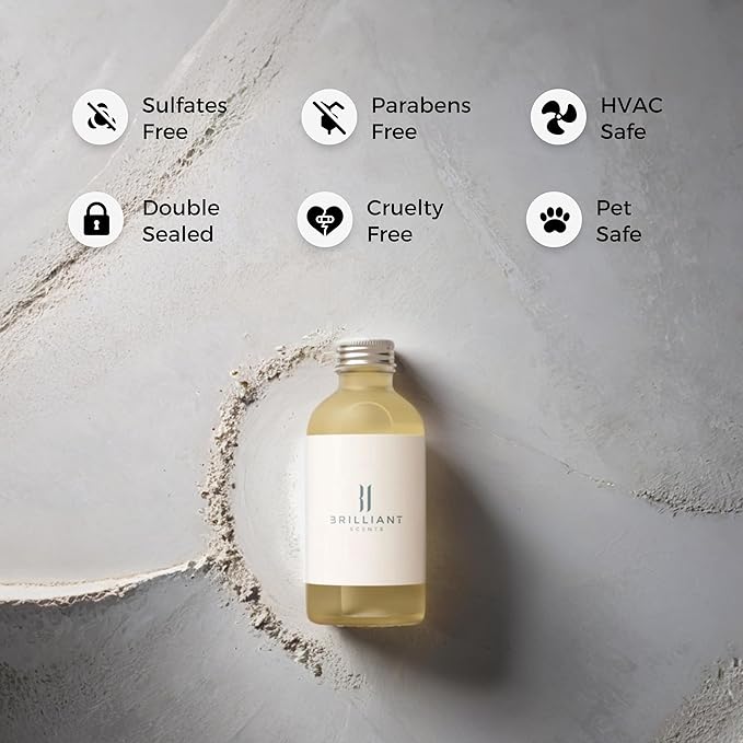 Brilliant Scents Diffuser Oil Refill, Inspired by Shangri La Hotel, Hotel Series Aroma Scents, Essential Oils Set for Home, Fragrance Oil for Candle Making, Home, 50 ML, Whispers of Paradise