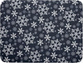 Christmas Dish Drying Mat for Kitchen Counter 24x18 Inch Xmas Snowflake Drying Mat with Absorbent Reversible Microfiber Blue Dish Drainer Mats Rack Pad for Coffee Countertop Protector