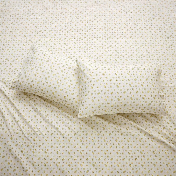 Modern Threads Silky Soft Microfiber and Wrinkle Free Sheets - Luxurious Microfiber Bed Sheets Includes Flat Sheet, Fitted Sheet with Deep Pockets, & Pillowcases Sweet Rose Gold, King