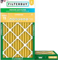 Filterbuy 12x24x2 Air Filter MERV 11 Superior Pet & Allergy Defense (2-Pack), Electrostatic Pleated HVAC AC Furnace Filters Replacement, Made in USA (Actual Size: 11.38 x 23.38 x 1.75)