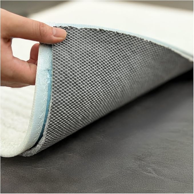 KOECKRITZ 8' x 12' Non-Slip Rug Pad Gripper - 1/4″ Thick Felt & Rubber Duo-Lock - Safe for All Floors & Hardwoods - Protects Floors, Keeps Rugs Flat