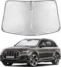 EcoNour Windshield Sun Shade for Audi Q7 2016–2021 2022 2023 2024 2025 2026, Sun Visor for Front Windshield & Window Sunshade Cover, UV Heat Blocker & Protector, Car Accessories