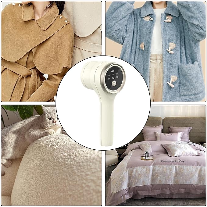 Lint Remover for Clothes - Rechargeable Carpet Cleaner Machine,Fuzz Remover Fabric Shaver with 3 Modes,for Carpet Rug Couch Furniture Laundry Sweater Dogs Cats Shedding Travel