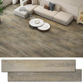 INMOZATA Peel and Stick Floor Tile Vinyl Flooring, Waterproof Plank Flooring 36-Pack 54 Sq.Ft Wood Grain Self Adhesive Peel and Stick Flooring for Bedroom, Living Room, Kitchen, RV(Aged-Wood)