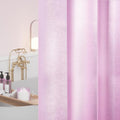 Dreamy Pink Glitter PEVA Shower Curtain, Waterproof Plastic Sparkle Shower Curtain Liner with 3 Large Magnets, 72 x 72 inch Shimmery Bathroom Décor Shower Curtain or Liner Rose Pink