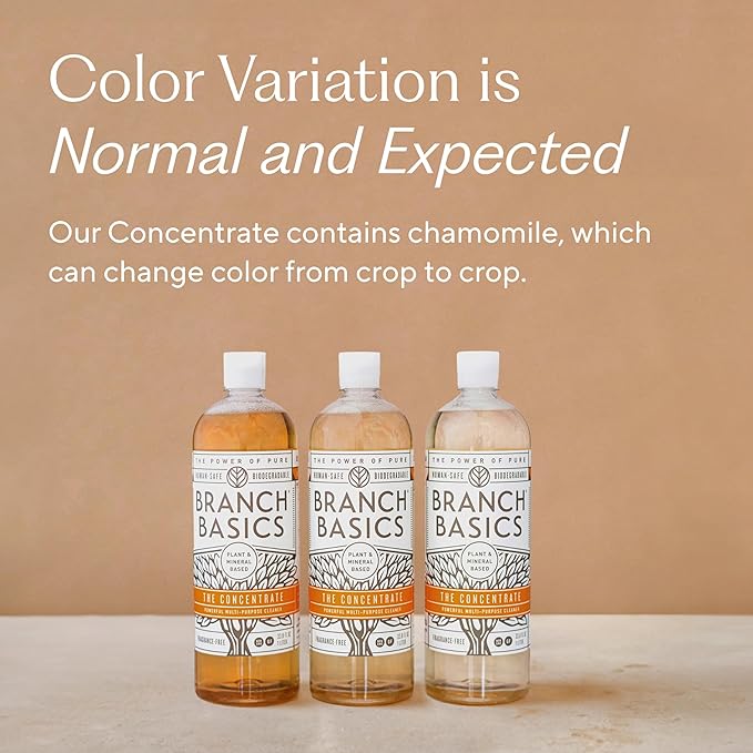 Branch Basics Concentrate (33.8 oz) + Oxygen Boost (2 lbs) | Multi-Surface All Purpose Cleaner Concentrate + Natural Stain Remover, Grout Cleaner | Human-Safe, Fragrance Free