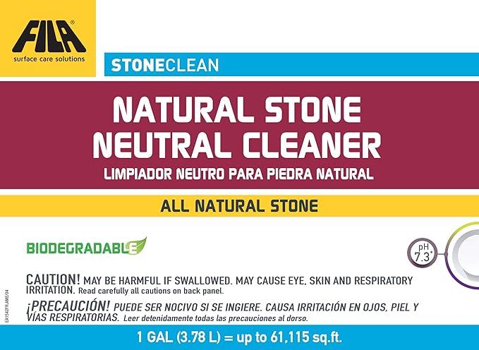 FILA Surface Care solutions STONECLEAN Natural Stone Cleaner, 1 GAL (1GAL)